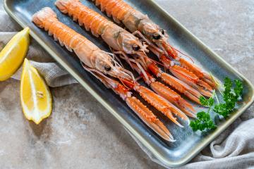 Langoustines grillées au barbecue