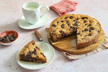 Cookie géant fourré à la pâte à tartiner