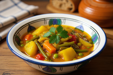 Tajine de légumes traditionnel
