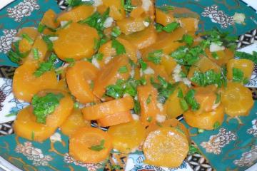 Salade de carottes cuites à la persillade - Etal des Epices