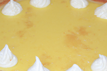 Crème au citron pour tarte gourmande