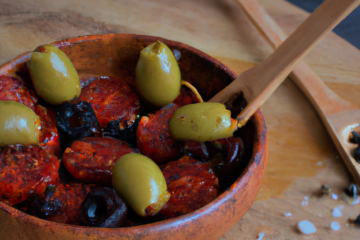 Olives anisées au chorizo