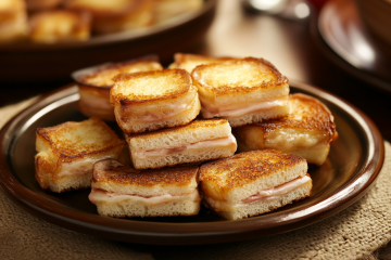 Mini croque apéro (croque monsieur)