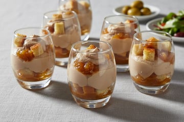 Verrines de foie gras