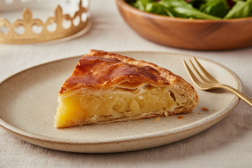 Galette des rois à la frangipane et aux pommes fondantes