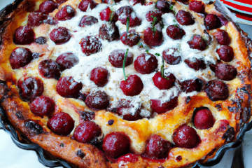 Clafoutis rhum-cerises