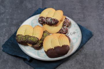 Sablés Viennois au chocolat ou Spritz au chocolat