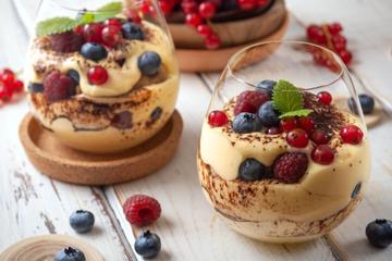 Tiramisu aux fruits rouges