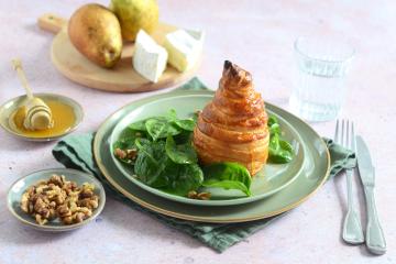 Feuilletée de poire au fromage