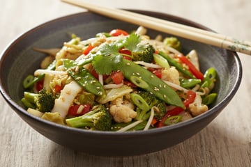 Wok de légumes façon thaïlandaise