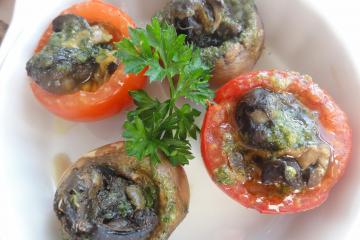 Petits farcis aux escargots