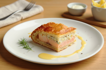 Feuilleté au saumon rapide