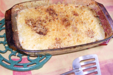 Gratin de poireaux maison