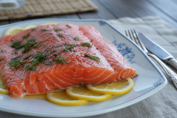 Saumon mariné trop facile