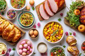 Pâques sans stress : nos meilleures recettes à préparer la veille et nos astuces pour un repas pascal délicieux et détendu !
