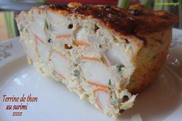 Terrine de thon au surimi