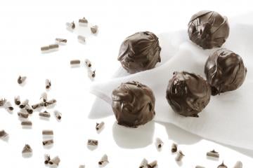 Boules de Noël chocolat caramel en trompe-l'œil – Le Lab