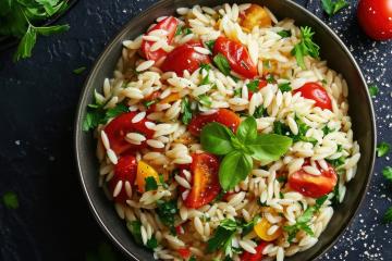 Salade d'Orzo au basilic