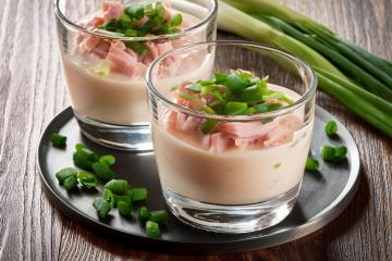 Verrines de jambon au Tartare