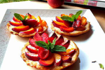 Tartelette fraises nectarines