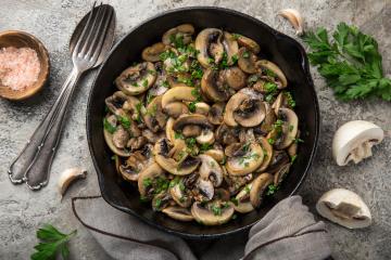 Salade de champignons de Paris