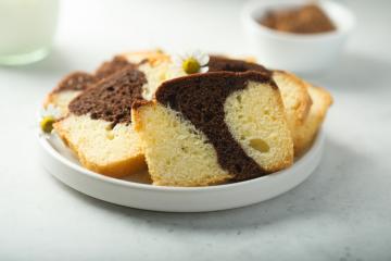 Gâteau marbré facile