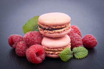 Macarons à la framboise