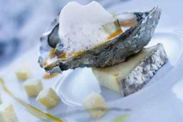 Huîtres tièdes sur coulis de potimarron à l'écume de Tomme de Savoie - 750g