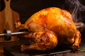Poulet à la broche