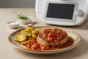 Rouelle de porc aux tomates au thermomix