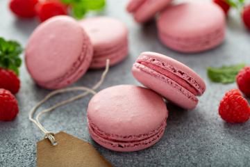 Macarons à la fraise classiques