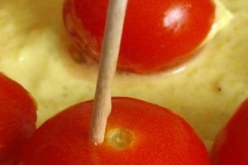 Tomates cerise apéritives