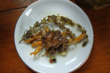 Chanterelles au vinaigre et 5 baies