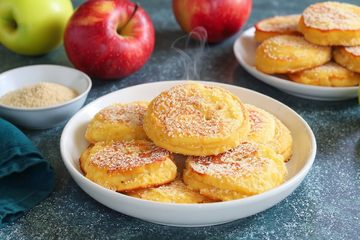Beignets aux pommes sans friture