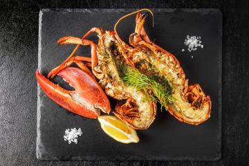 Homard grillé au four