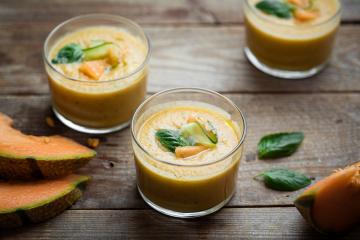 Soupe de melon au St Môret®