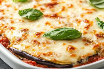 Lasagnes aubergines et ricotta