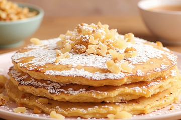 Pancakes à la banane et aux flocons d'avoine