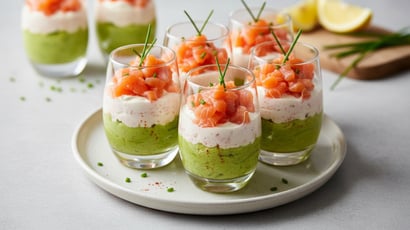 10 idées recettes de verrines de Noël salées, faciles et pas chères pour les fêtes