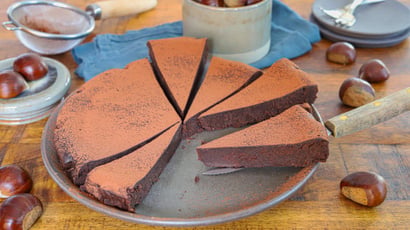 Prêt en 10 minutes : le secret du véritable gâteau ardéchois ultra-moelleux à la crème de marrons
