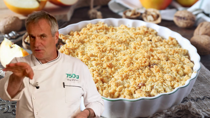 Chef Damien est formel : si votre crumble aux pommes ne croustille pas, c'est à cause de cette erreur