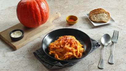 La carbonara d'Halloween : la recette ultra-crémeuse au potimarron pour régaler toute la famille