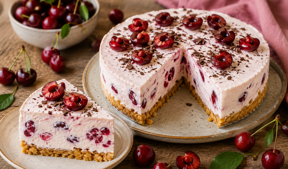Prêt en 20 minutes : c'est le moment ou jamais de faire cette recette de gâteau glacé aux cerises de Laurent Mariotte !