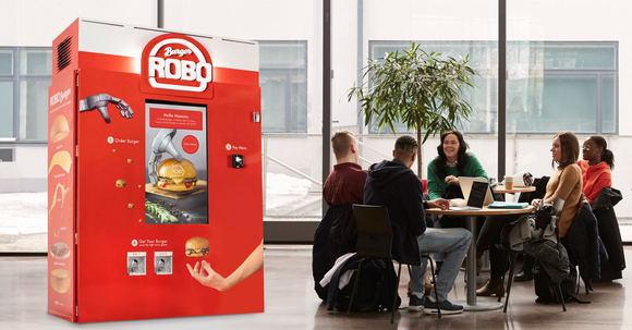 C'est le monde de demain... Des distributeurs automatiques de Burger débarquent !