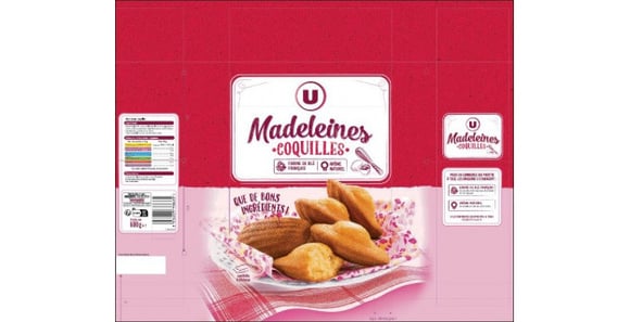 Rappel produit : ces madeleines  peuvent entraîner des réactions allergiques graves