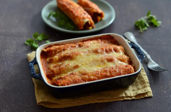 Enchiladas au boeuf. Nadia Paprikas