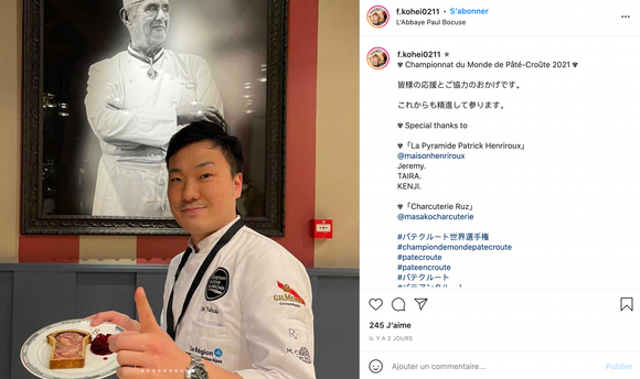 Le champion du pâté en croûte est… - Instagram 