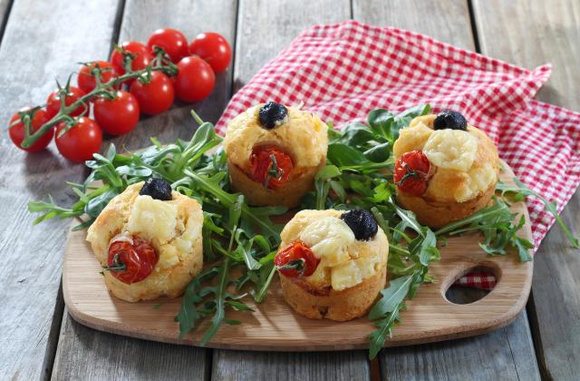 Muffins façon pizza. Nadia Paprikas