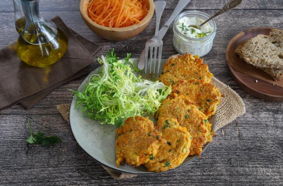Galettes de carottes au cumin. Silvia Santucci