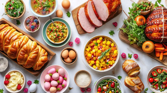 Pâques sans stress : nos meilleures recettes à préparer la veille et nos astuces pour un repas pascal délicieux et détendu !